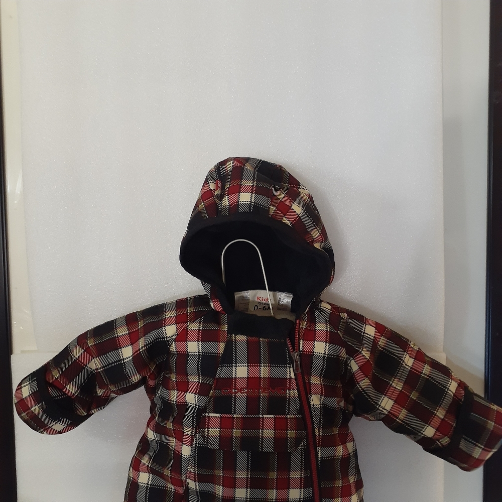 Obermeyer Plaid Snowsuit Like New - Picture 2 of 2